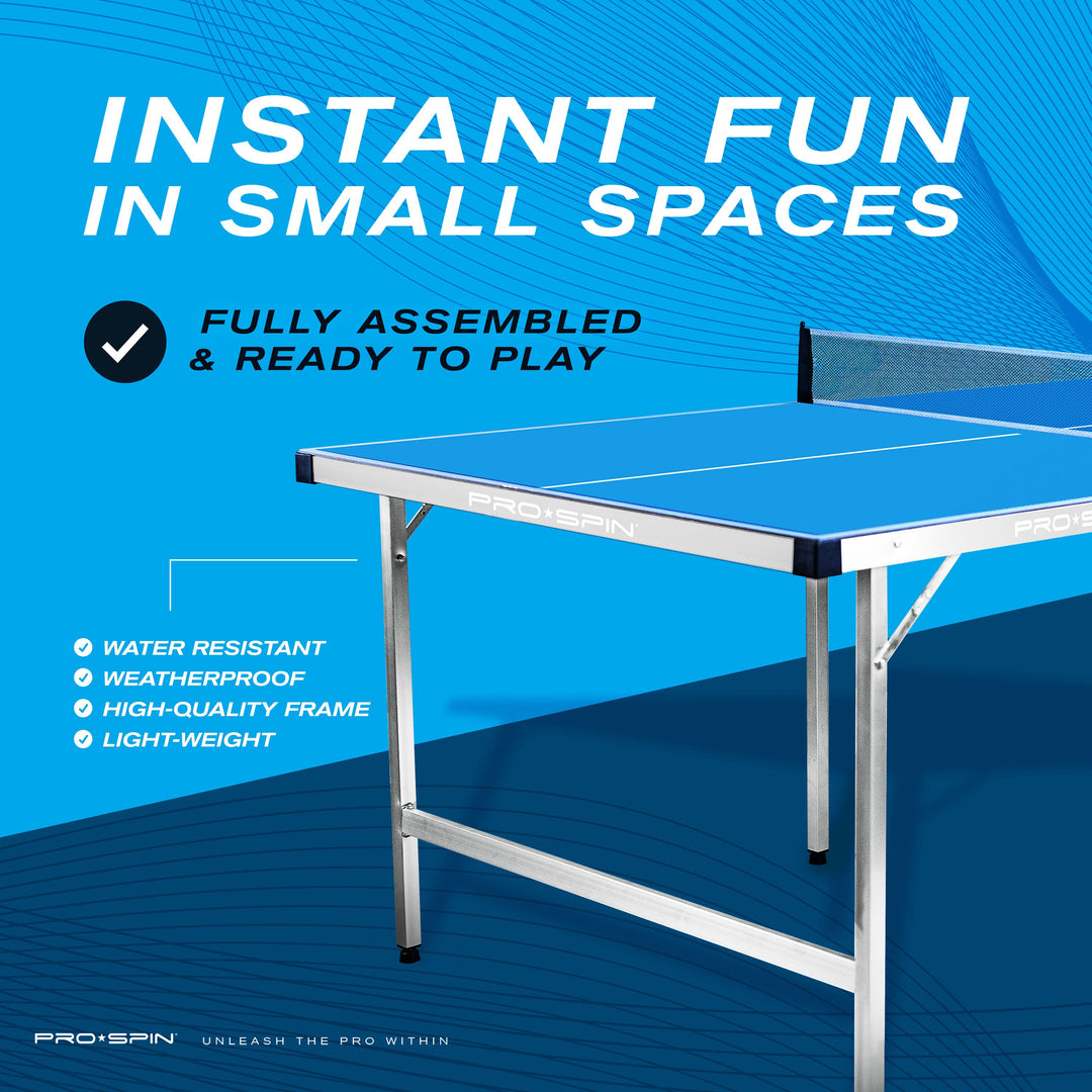 Midsize Ping Pong Table Set