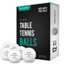 White High-Performance Table Tennis Balls