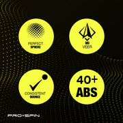 3-Star Elite White Table Tennis Balls