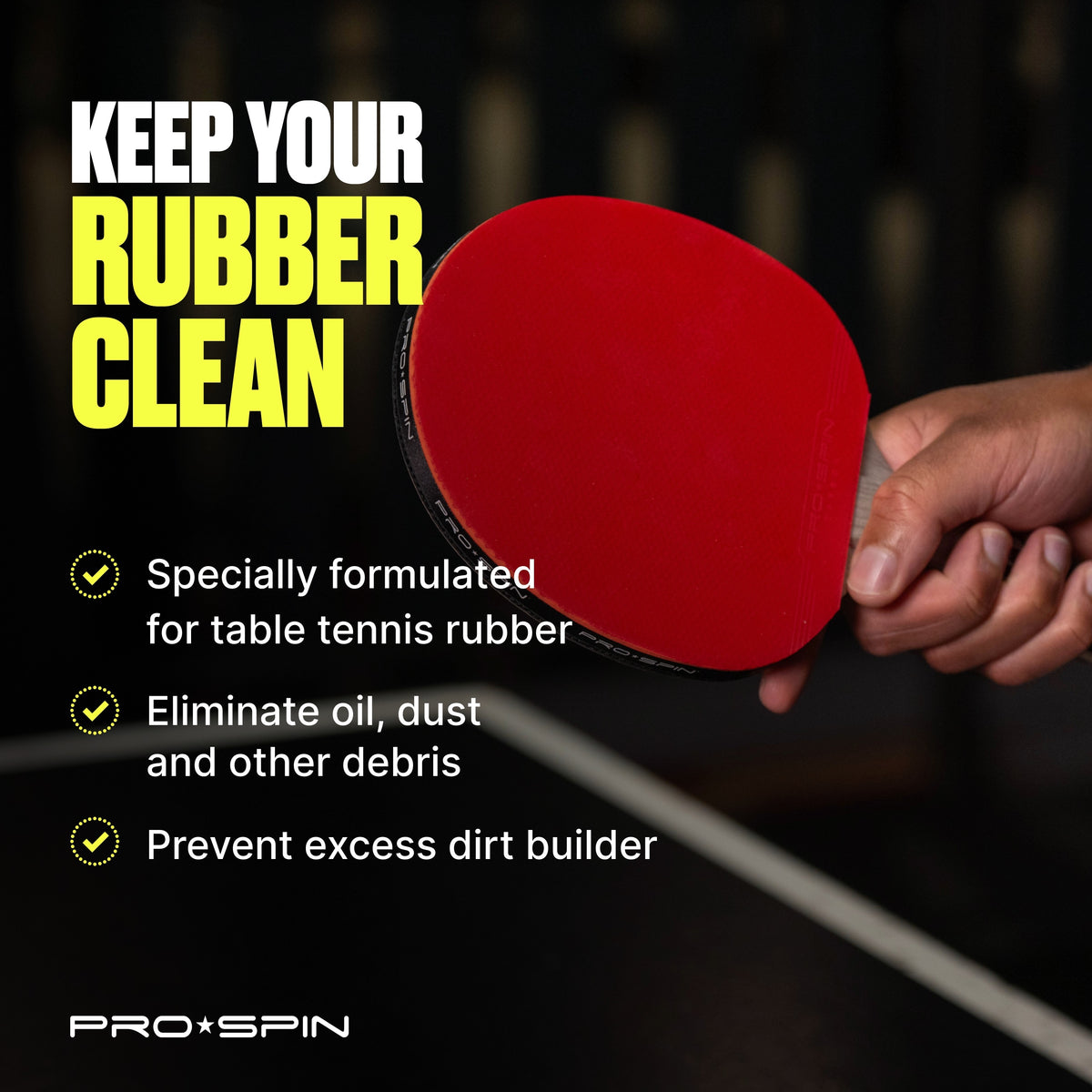 Clean Tt Racket Table Tennis Rubber Cleaning Kit – Pro-Spin Sports
