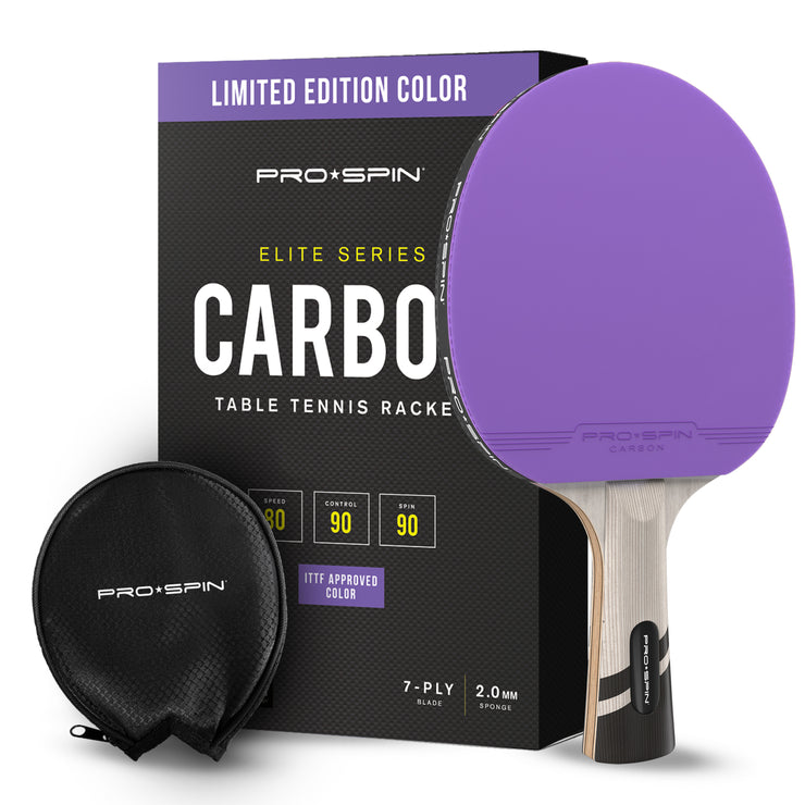 Carbon Fiber Ping Pong Paddle, Limited Edition Color