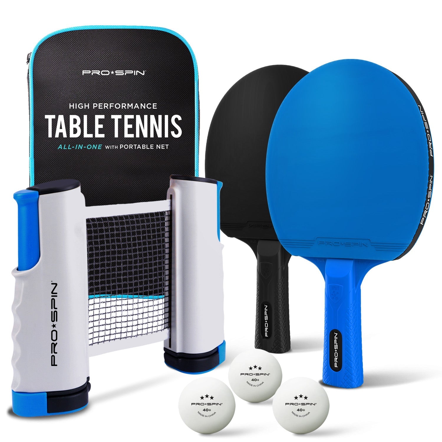 All One Ping Pong Set Ultra Comfort Paddles