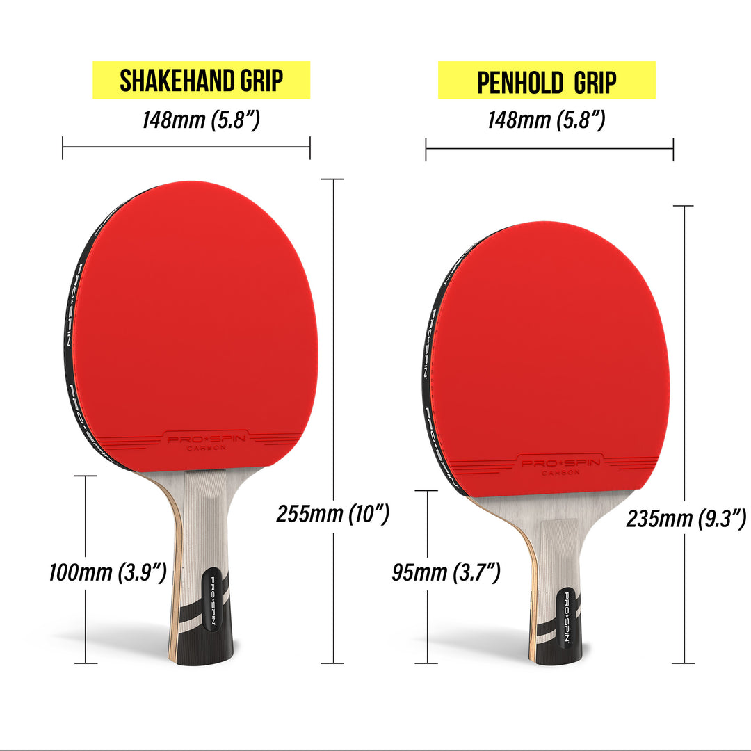 Carbon Fiber Ping Pong Paddle, Penhold Grip