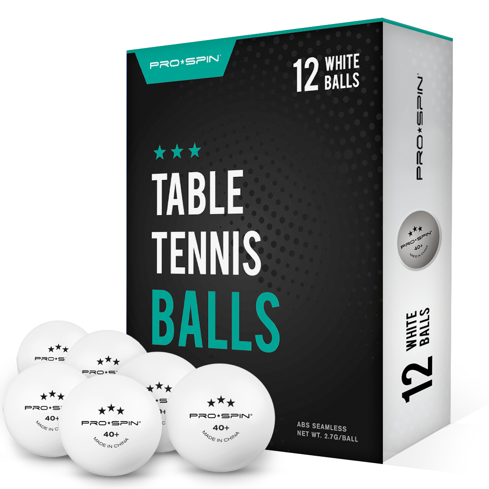 White High Performance Table Tennis Balls